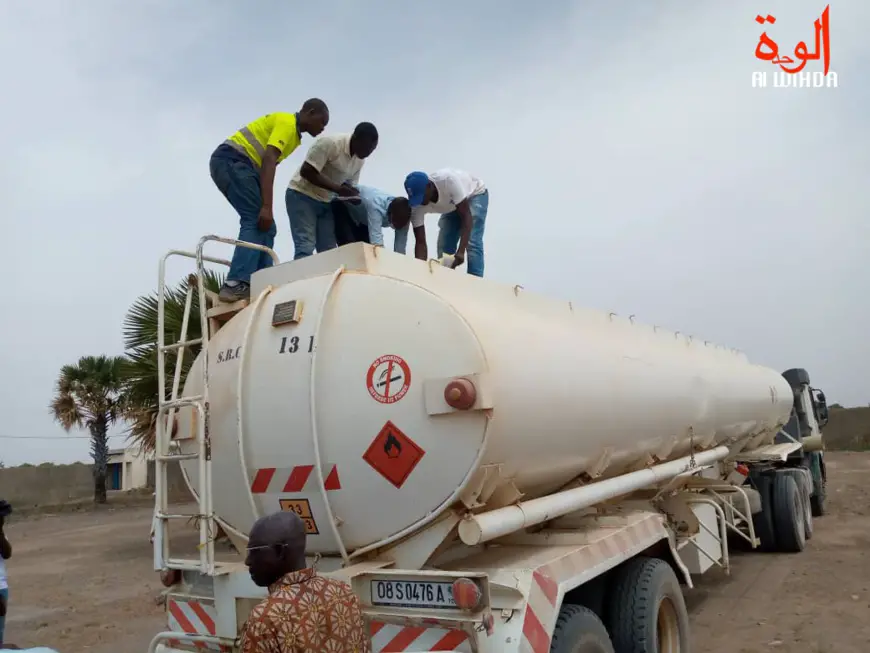 Tchad : réception de 40.000 litres de carburant à la centrale électrique de Laï