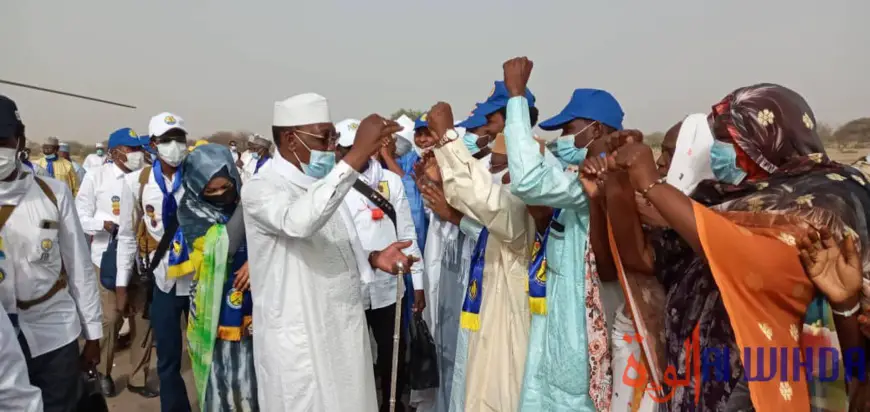 Tchad : arrivée du candidat Idriss Deby à Massakory
