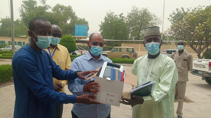 Tchad : Glencore renforce le système de santé avec des appareils respiratoires. © Min.Santé