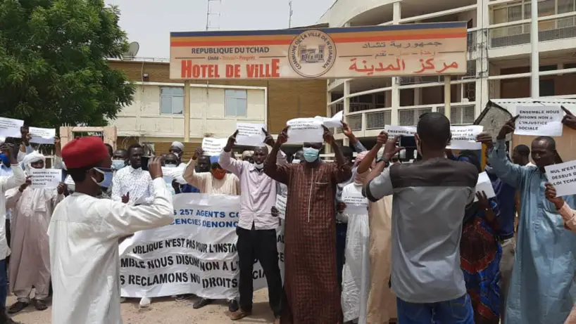 Tchad : sit-in d’ex-agents de la mairie à N’Djamena