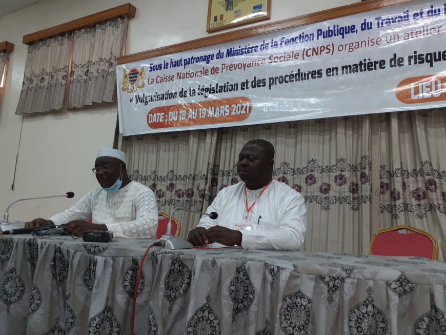 Tchad : Un atelier sur les risques professionnels au travail, organisé par la CNPS au CEFOD, du 18 au 19 mars 2021 Tchad : Un atelier sur les risques professionnels au travail, organisé par la CNPS au CEFOD, du 18 au 19 mars 2021