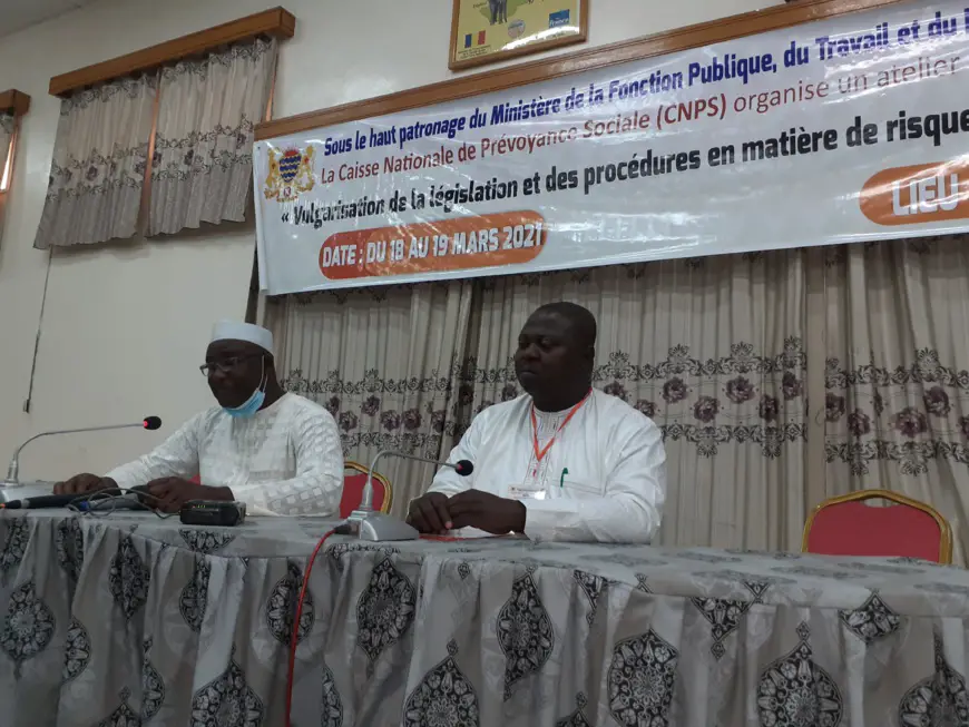 Tchad : Un atelier sur les risques professionnels au travail, organisé par la CNPS au CEFOD, du 18 au 19 mars 2021