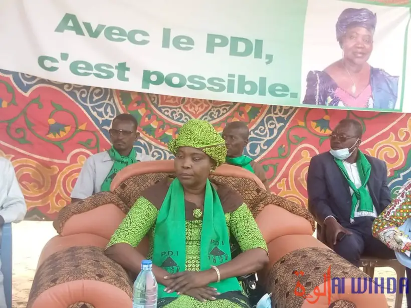Élections au Tchad : meeting de Lydie Beassemda à Abéché