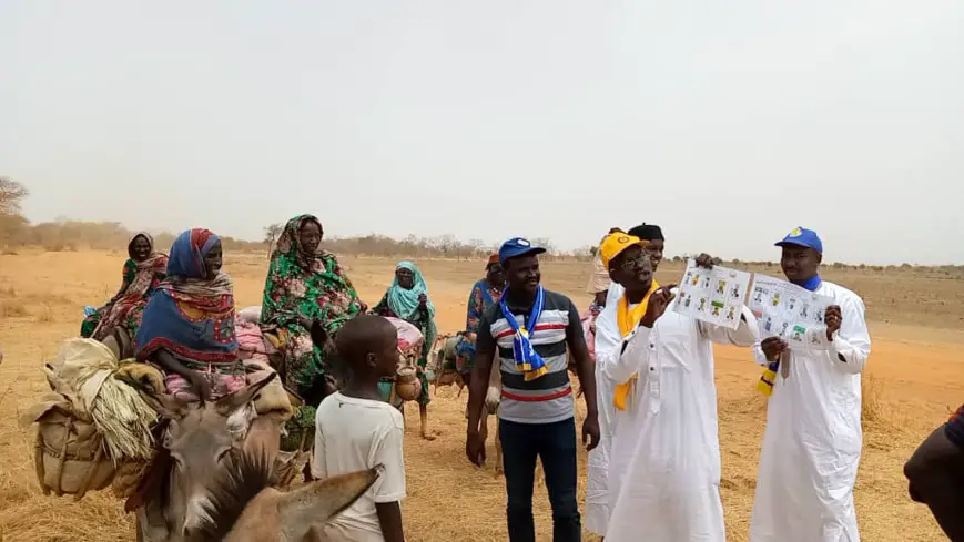 Tchad : au Sila, les nomades et agriculteurs sensibilisés sur l'usage du bulletin de vote