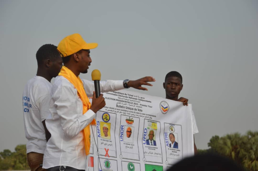 Élections au Tchad : meeting de sensibilisation du bureau « Le meilleur choix » à Moundou