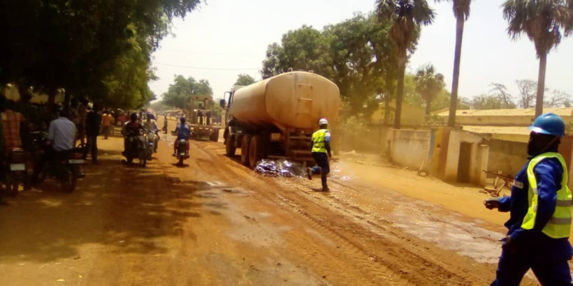 Tchad : les travaux de bitumage de la route Kelo-Pala ont repris Tchad : les travaux de bitumage de la route Kelo-Pala ont repris