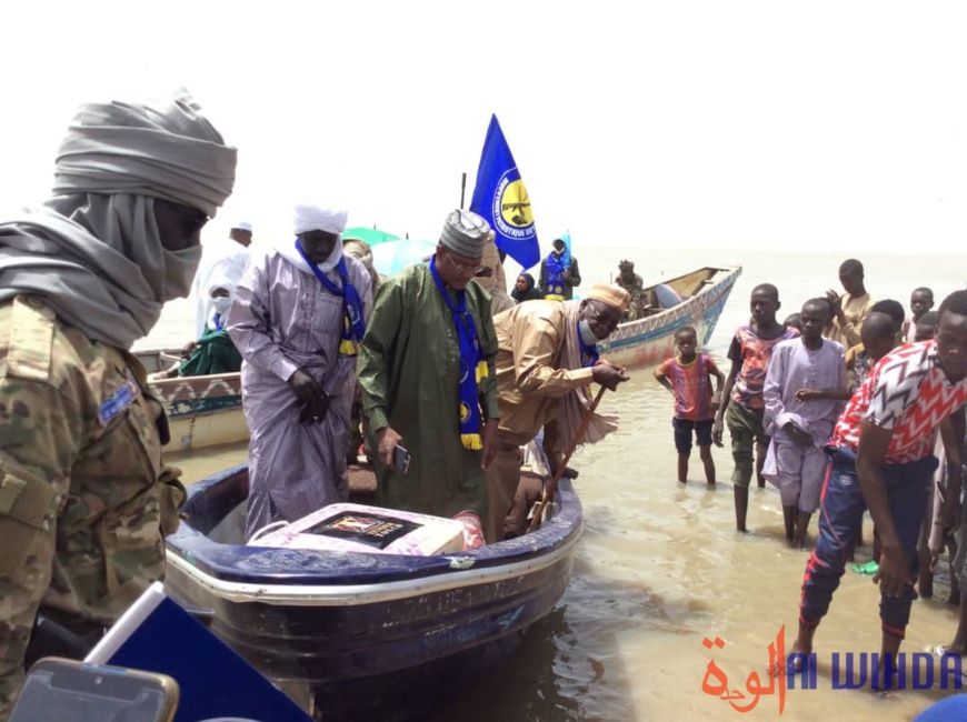 Élections au Tchad : Dr. Adoum Forteye Amadou en meeting sur les îles du Lac