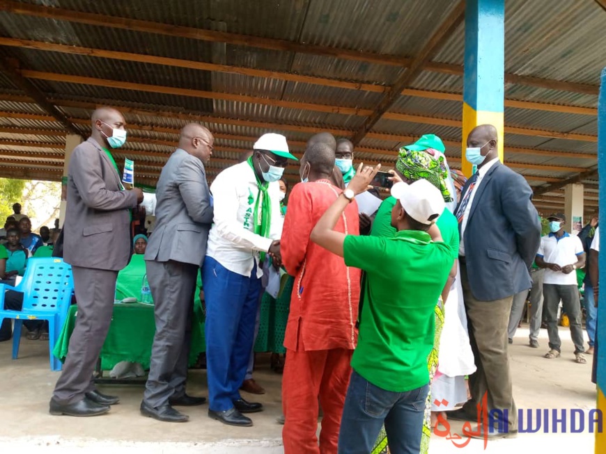 Tchad : grand meeting du candidat Balthazar à Laï Tchad : grand meeting du candidat Balthazar à Laï