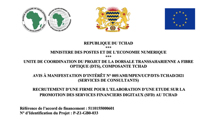 Projet DTS-Tchad Projet DTS-Tchad