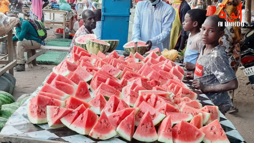 N’Djamena : la pastèque, l'un des fruits les plus consommés en période de Ramadan N’Djamena : la pastèque, l'un des fruits les plus consommés en période de Ramadan