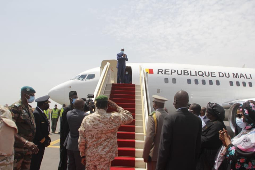 Le président malien en route pour le Tchad à la tête d’une délégation Le président malien en route pour le Tchad à la tête d’une délégation