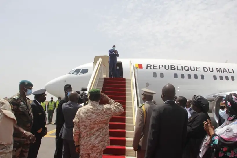 Le président malien en route pour le Tchad à la tête d’une délégation