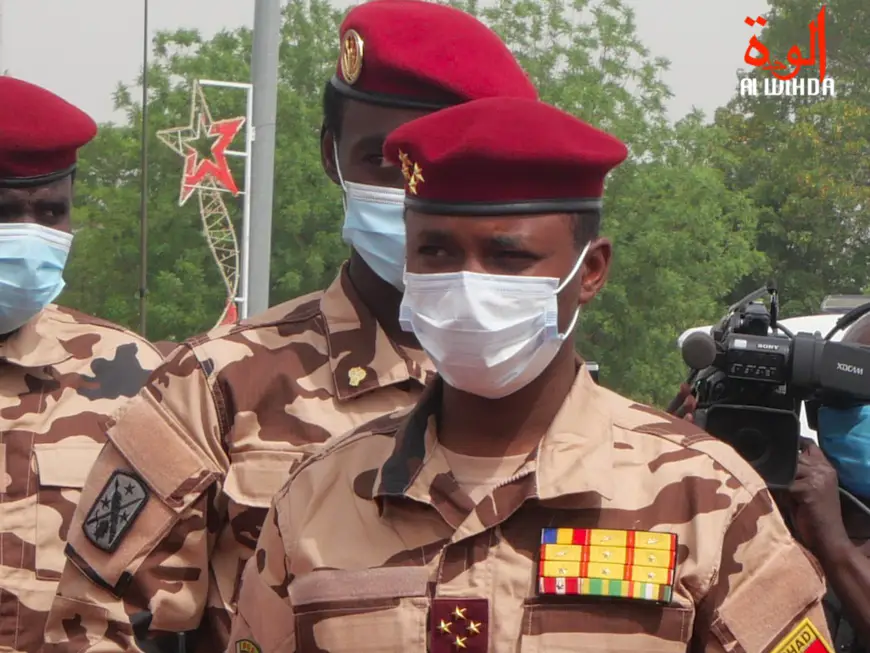 Le président du Conseil militaire de transition, le général Mahamat Idriss Deby. © Malick Mahamat/Alwihda Info