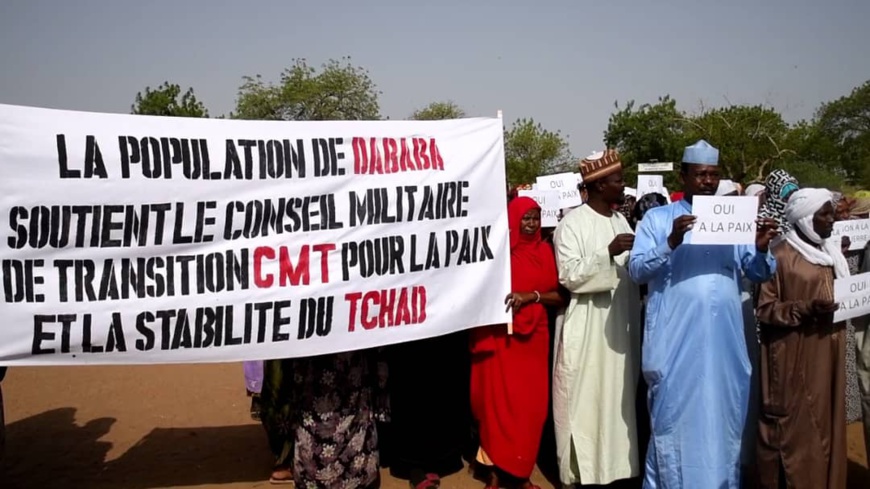 Tchad : la population de Dababa rend hommage à Idriss Deby Tchad : la population de Dababa rend hommage à Idriss Deby