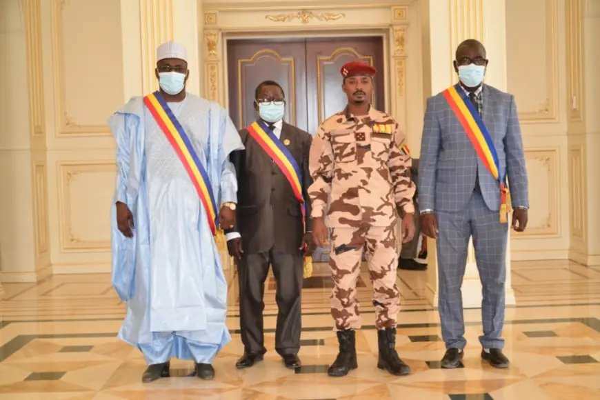 Tchad : des présidents de groupes parlementaires reçus à la Présidence