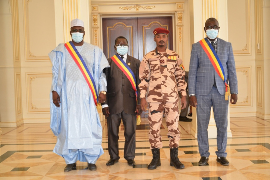 Tchad : des présidents de groupes parlementaires reçus à la Présidence Tchad : des présidents de groupes parlementaires reçus à la Présidence