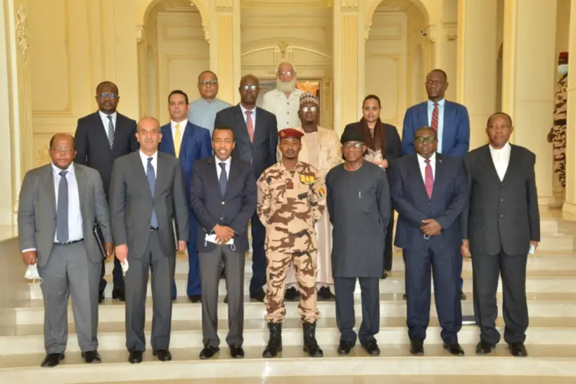 Tchad : le président du CMT a reçu la délégation de l'Union africaine 