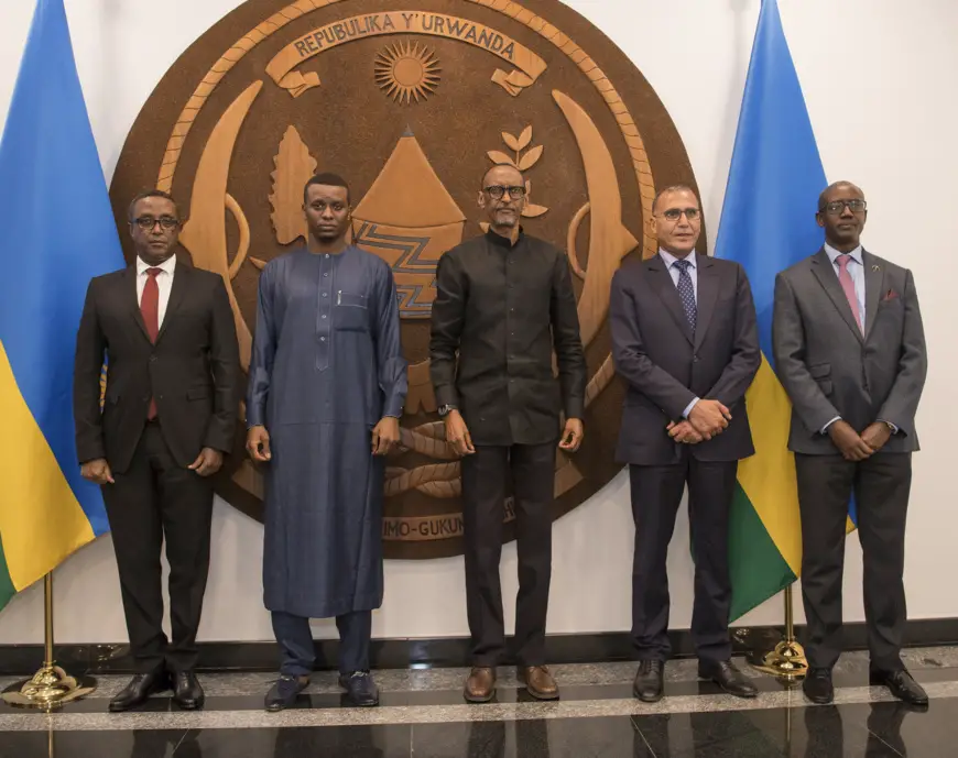 Rwanda-Tchad : Paul Kagamé a reçu Abdelkerim Idriss Deby