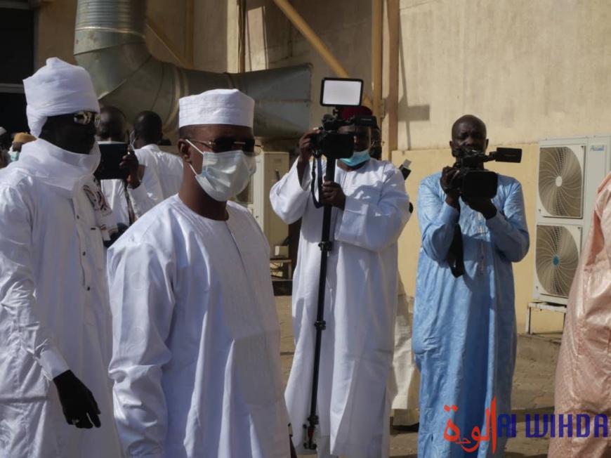 Le président du Conseil militaire de transition (CMT), le général Mahamat Idriss Deby. © Mahamat Issa Gadaya/Alwihda Info