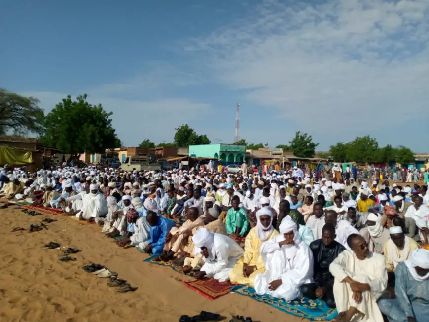 Tchad : les fidèles musulmans de Goz Beida célèbrent l'Aïd El-Fitr
