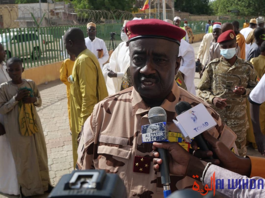 Le général Mahamat Ismaïl Chaïbo, membre du Conseil militaire de transition (CMT). © Mahamat Issa Gadaya/Alwihda Info