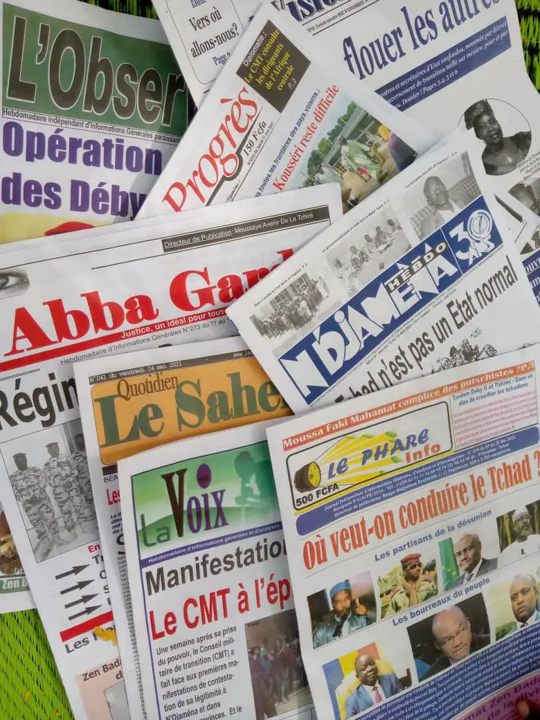 Tchad : la revue de la presse du 7 au 15 mai