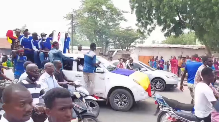 Tchad : dernier hommage au marcheur Eric Allaramadji Kondol. © DR/Blaise D.