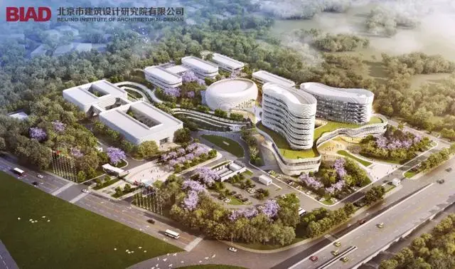 Photo shows a rendering of the China-aided Africa CDC headquarters made by Beijing Institute of Architectural Design (BIAD), the EPC contractor of the phase-one project of the headquarters. (Photo provided by the BIAD)