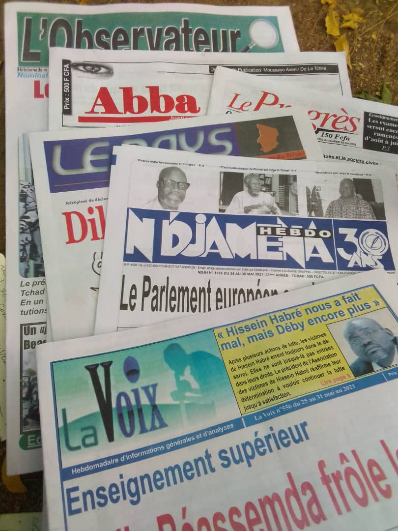 Tchad : la revue de la presse du 24 au 30 mai 2021 Tchad : la revue de la presse du 24 au 30 mai 2021