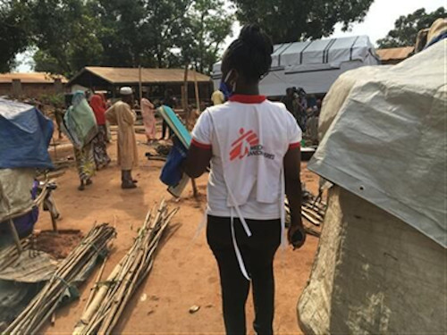 RCA : des milliers de personnes vulnérables à Bambari après la destruction d’un camp de fortune. © MSF RCA : des milliers de personnes vulnérables à Bambari après la destruction d’un camp de fortune. © MSF