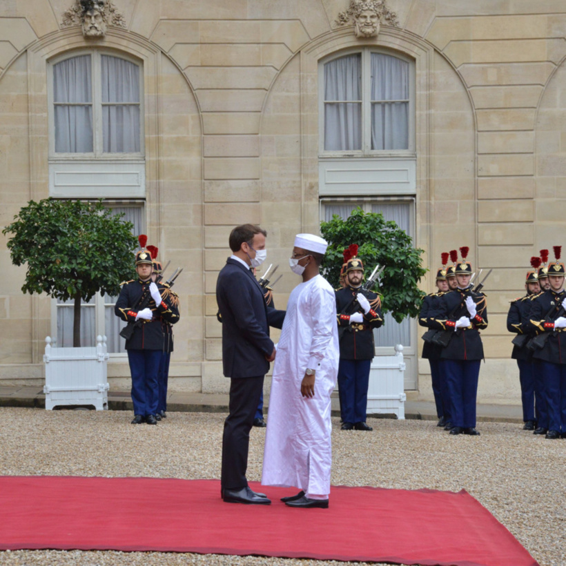 Tchad-France : entretien à l'Élysée entre Emmanuel Macron et Mahamat Idriss Deby