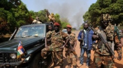 Les rebelles du Séléka, Damara, janvier 2013. © SIA KAMBOU / AFP