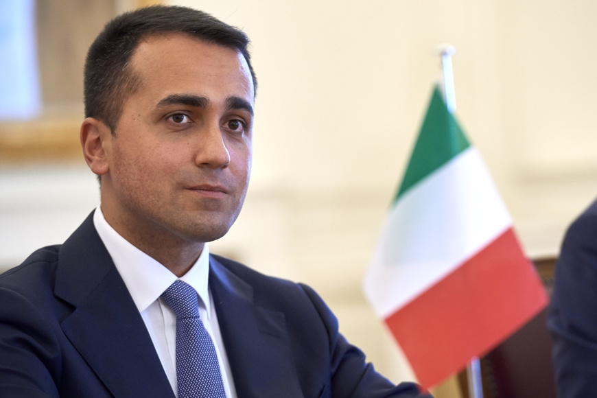 Luigi Di Maio, ministre Italien des Affaires étrangères et de la Coopération internationale. © DR
