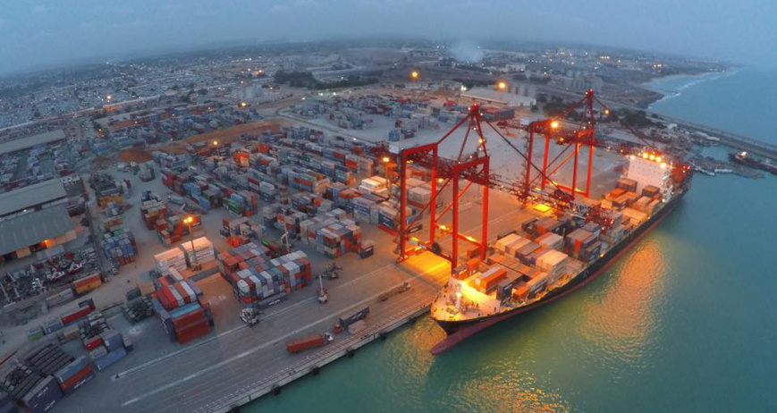Le port de Lomé. Illustration © DR/bollore-ports.com