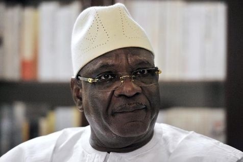 Ibrahim Boubacar Keita, le 9 août 2013 à Bamako (Photo Issouf Sanogo. AFP)