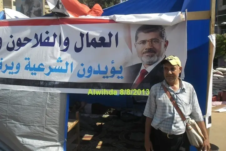 Egypte :Alwihda dans le fief des pro-morsi à Rabyal adawya. Crédits photo : Alwihda