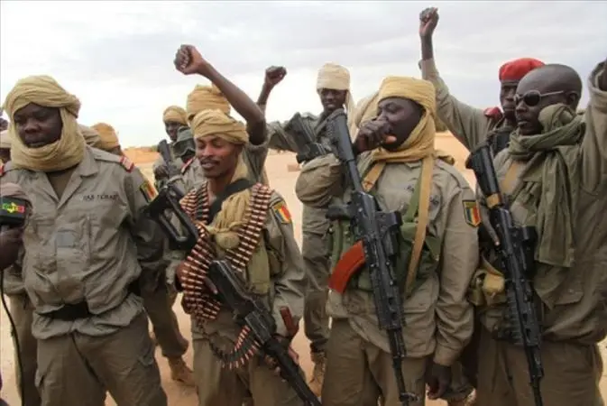 L'armée tchadienne au Mali. Crédits photo : Sources