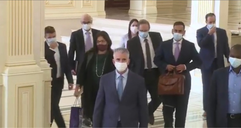 وفد إسرائيلي في رئاسة الجمهورية