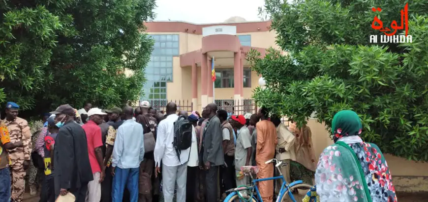 Tchad : les retraités en sit-in devant la CNRT pour le paiement des arriérés