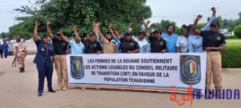 Tchad : des femmes formulent des recommandations au CMT à l'issue d'une marche Tchad : des femmes formulent des recommandations au CMT à l'issue d'une marche