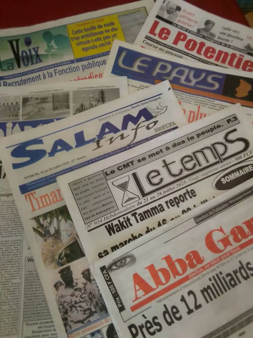 Tchad : la revue de la presse de 26 juillet au 1er août. © Alwihda Info