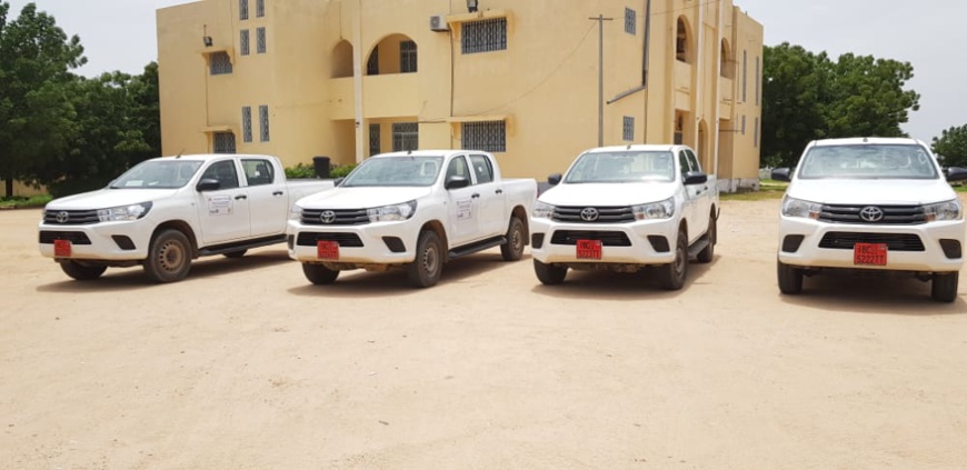 Tchad : des véhicules neufs pour les districts sanitaires du Ouaddaï Tchad : des véhicules neufs pour les districts sanitaires du Ouaddaï