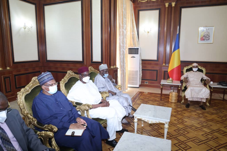 Transition au Tchad : l'envoyé spécial de la CBLT reçu en audience. © PR Transition au Tchad : l'envoyé spécial de la CBLT reçu en audience. © PR