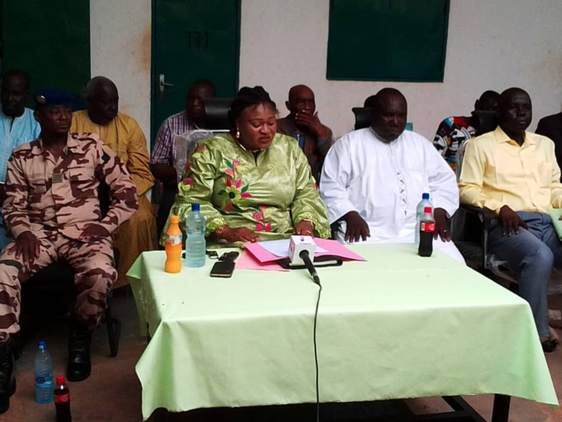 La gouverneure de la province du Mandoul, Diamra Betolngar. © Kougotebaye Yamtebaye/Alwihda Info La gouverneure de la province du Mandoul, Diamra Betolngar. © Kougotebaye Yamtebaye/Alwihda Info