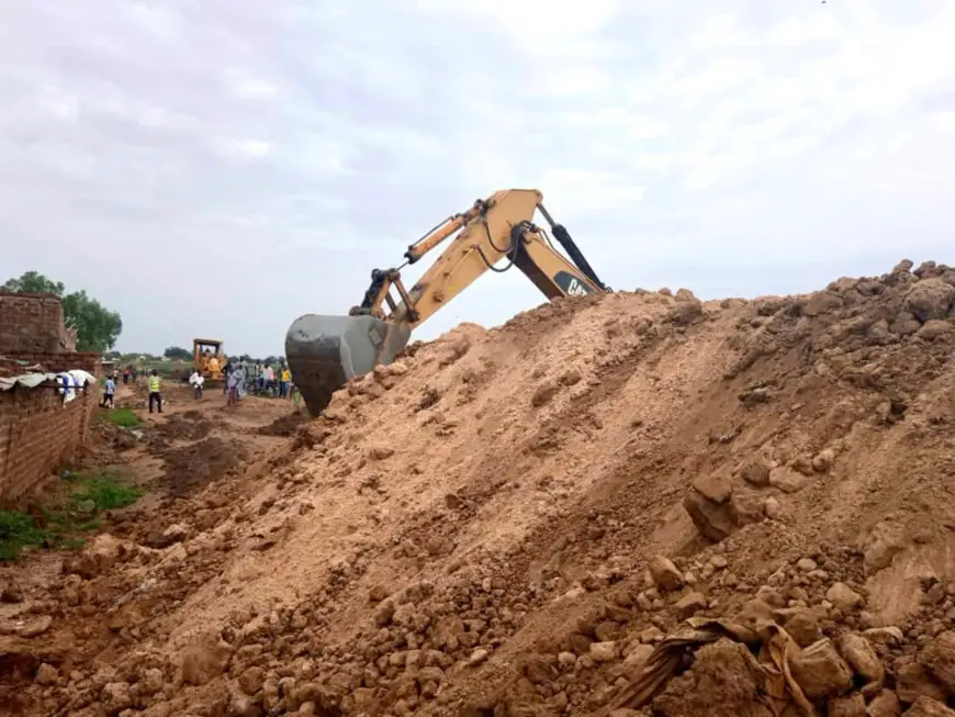 Tchad : le renforcement des digues se poursuit dans le 9e arrondissement de N'Djamena