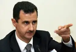 Syrie: "la stabilité dans la région dépend de la situation en Syrie" interview du dictateur syrien