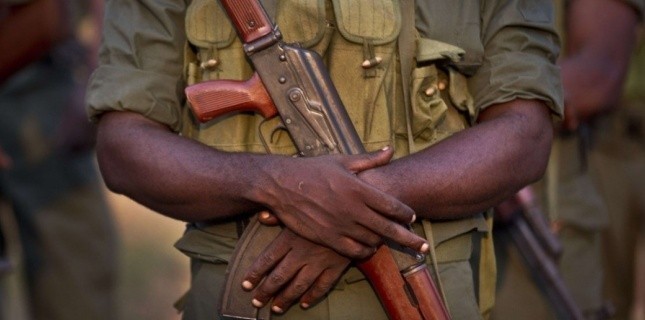Un soldat congolais à Bangui, le 31 décembre 2012. (Ben Curtis/AP/SIPA)