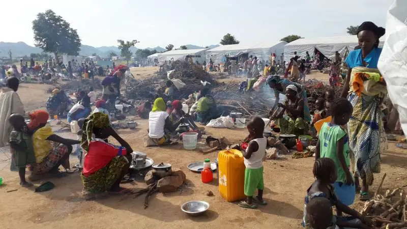 Les réfugiés dans un camp au Cameroun © UNHCR/D.Mbaiorem
