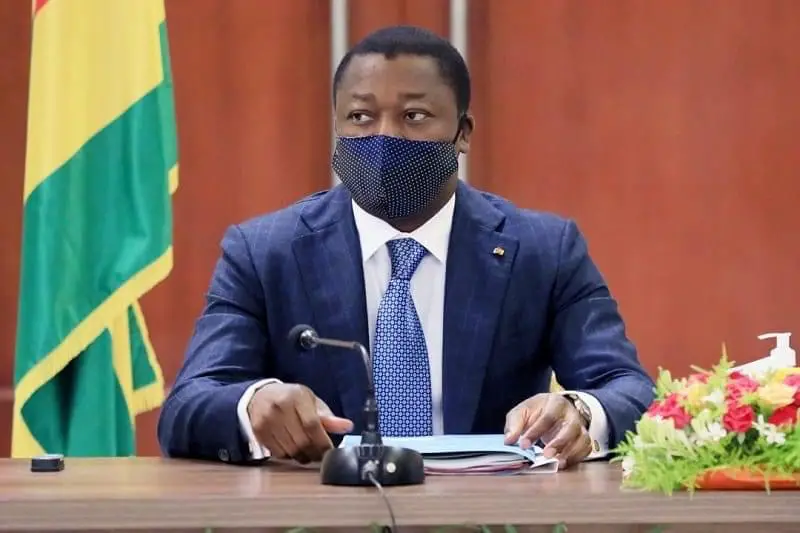 Le chef de l'État togolais Faure Gnassingbé. © pr