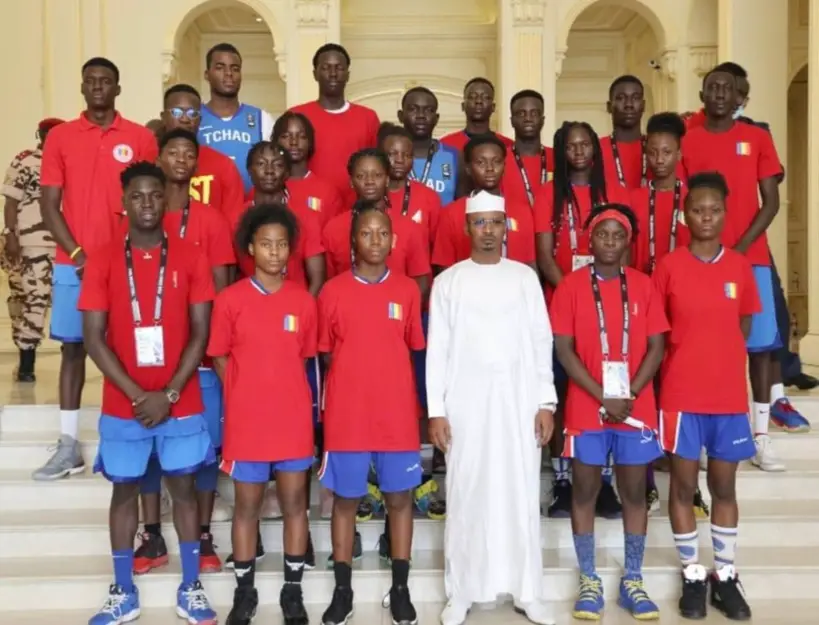Tchad : le président du CMT a reçu les SAO U16 de basketball
